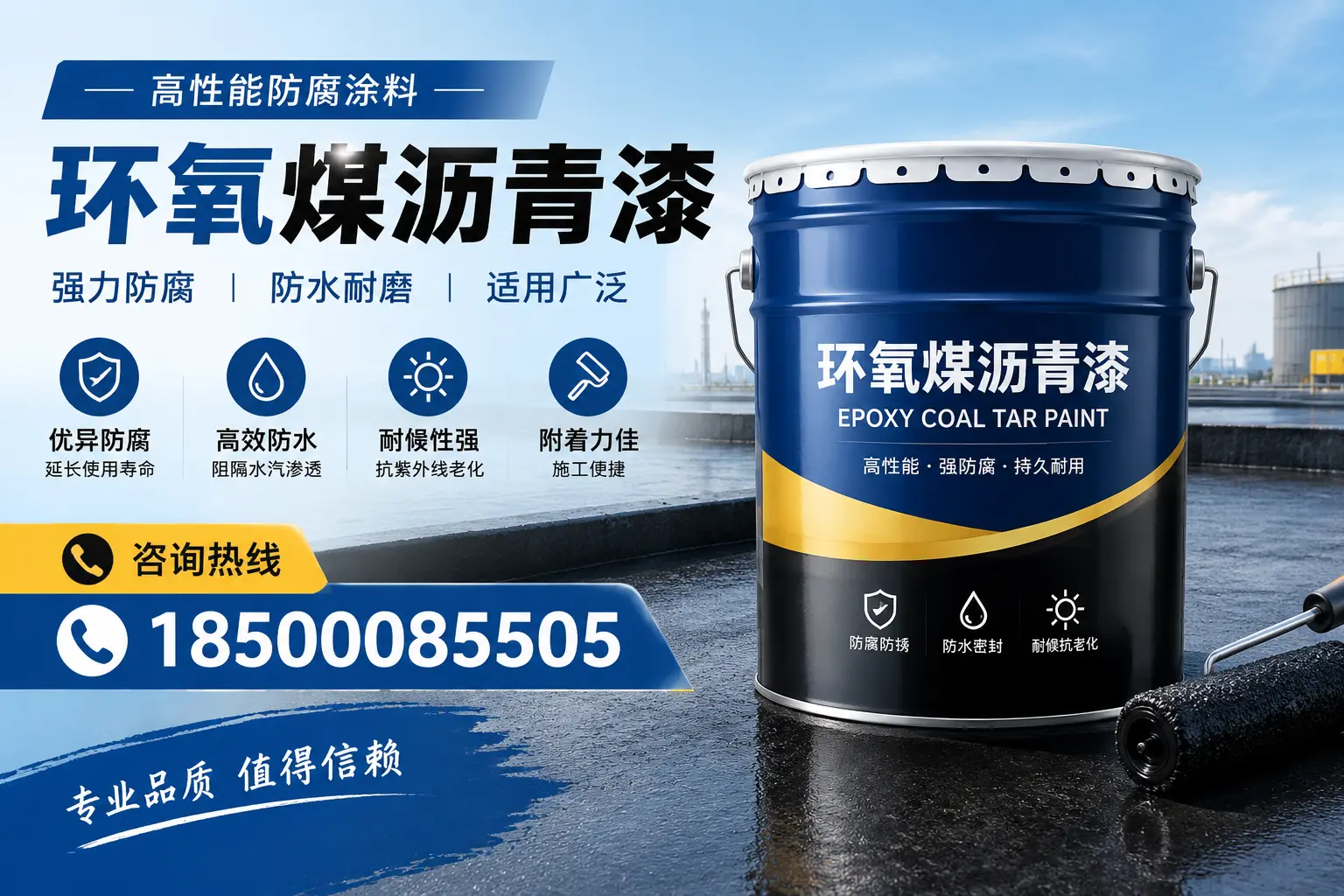 环氧煤沥青漆的主要成分与功能，泊头用户深度了解